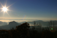 1420 sunrise over cloud lake