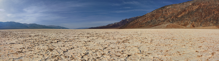 The Bottom of Death Valley --Stitched Panorama