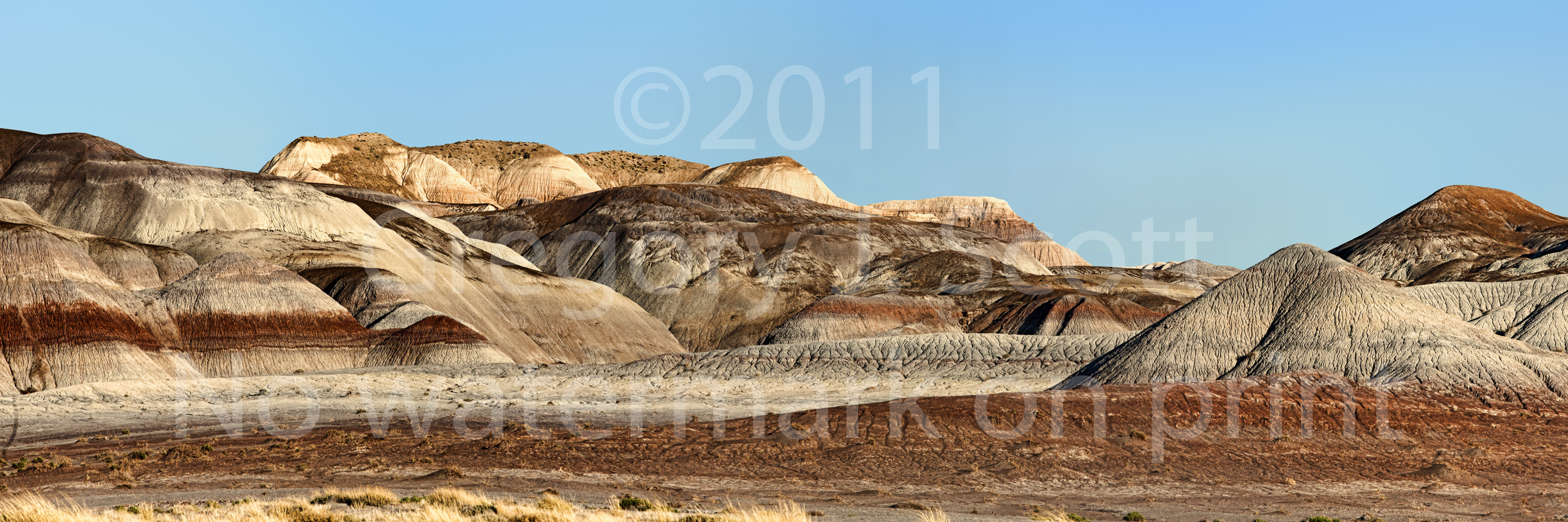 Painted Desert Hills, Photographed May 5, 2011